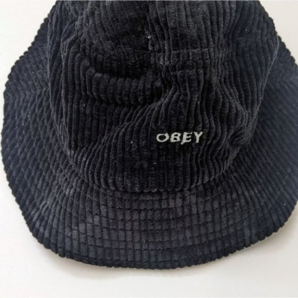Corduroy Bucket Hat Black